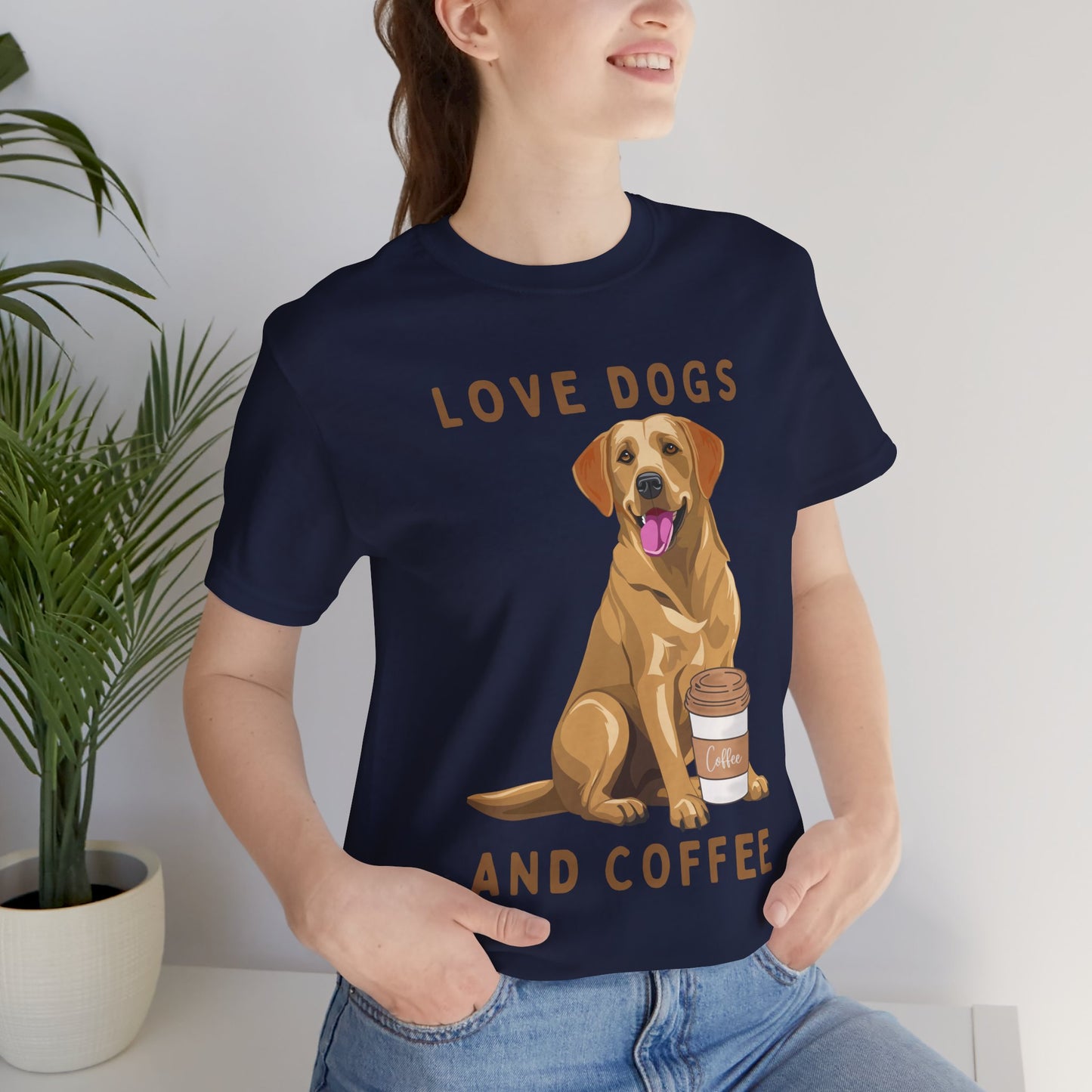 'Love Dogs and Coffee' Unisex Tee