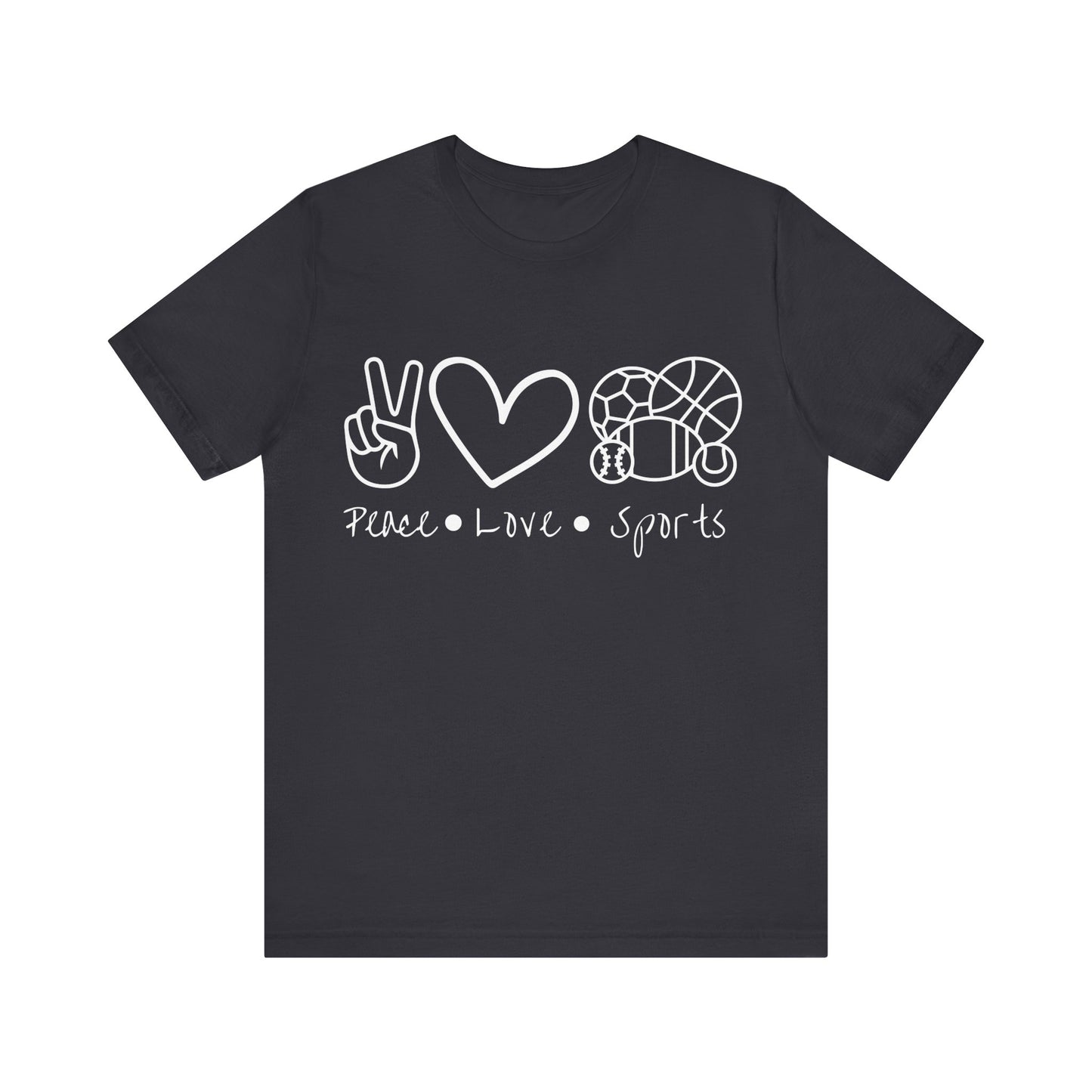 'Peace, Love, Sports' Tee