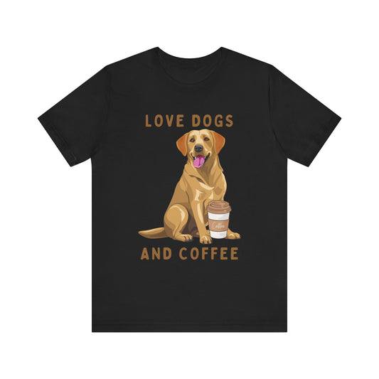 'Love Dogs and Coffee' Unisex Tee