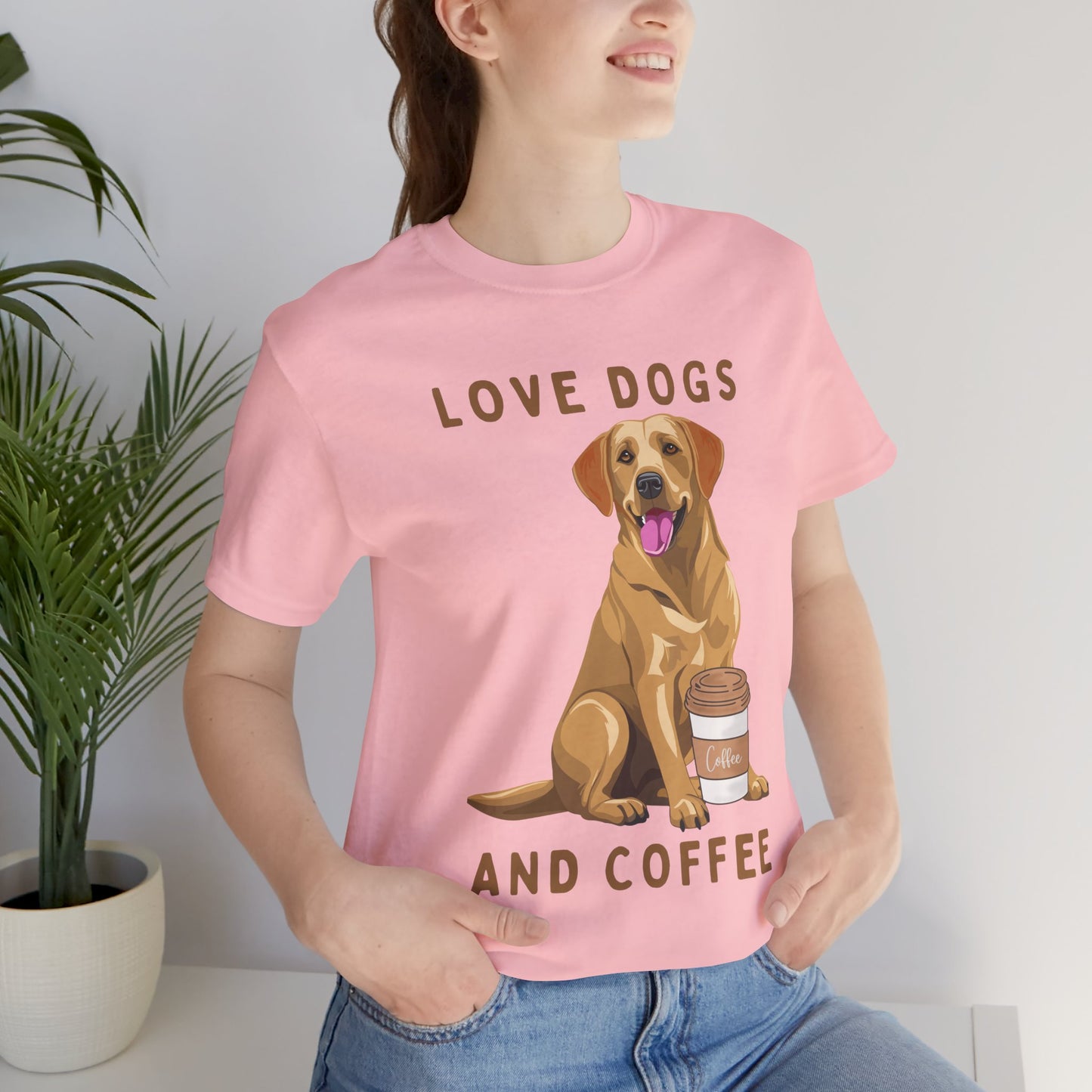 'Love Dogs and Coffee' Unisex Tee